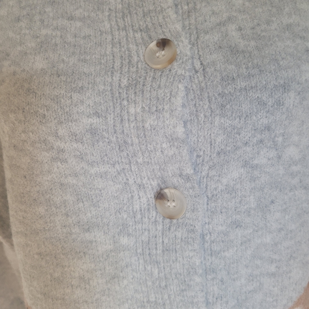 HORSE Graphic Button-Front Cardi, PINK LILY Brand, NIB, S, Hthr Gray & SO CUTE🐎 - Picture 5 of 11
